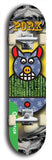 North American maple skateboard deck designed by underground artist BellyRash -- available in widths between 7.5 to 8.5 inches in both mellow concave and steep concave shapes from the BellyRash Limited Edition Blitz Deck series: Pork Belly Bob
