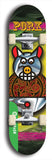 North American maple skateboard deck designed by underground artist BellyRash -- available in widths between 7.5 to 8.5 inches in both mellow concave and steep concave shapes from the BellyRash Limited Edition Blitz Deck series: Pork Belly Bob