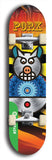 North American maple skateboard deck designed by underground artist BellyRash -- available in widths between 7.5 to 8.5 inches in both mellow concave and steep concave shapes from the BellyRash Limited Edition Blitz Deck series: Pork Belly Bob