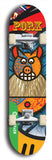 North American maple skateboard deck designed by underground artist BellyRash -- available in widths between 7.5 to 8.5 inches in both mellow concave and steep concave shapes from the BellyRash Limited Edition Blitz Deck series: Pork Belly Bob