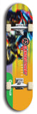 North American maple skateboard deck designed by underground artist BellyRash -- available in widths between 7.5 to 8.5 inches in both mellow concave and steep concave shapes from the BellyRash Limited Edition Blitz Deck series: A2 Glencrutchery
