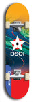 North American maple skateboard deck designed by underground artist BellyRash -- available in widths between 7.5 to 8.5 inches in both mellow concave and steep concave shapes from the BellyRash Limited Edition series: DSOI