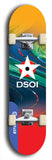 North American maple skateboard deck designed by underground artist BellyRash -- available in widths between 7.5 to 8.5 inches in both mellow concave and steep concave shapes from the BellyRash Limited Edition series: DSOI