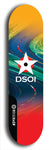 North American maple skateboard deck designed by underground artist BellyRash -- available in widths between 7.5 to 8.5 inches in both mellow concave and steep concave shapes from the BellyRash Limited Edition series: DSOI