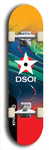 North American maple skateboard deck designed by underground artist BellyRash -- available in widths between 7.5 to 8.5 inches in both mellow concave and steep concave shapes from the BellyRash Limited Edition series: DSOI