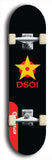 North American maple skateboard deck designed by underground artist BellyRash -- available in widths between 7.5 to 8.5 inches in both mellow concave and steep concave shapes from the BellyRash Limited Edition series: DSOI