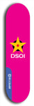 North American maple skateboard deck designed by underground artist BellyRash -- available in widths between 7.5 to 8.5 inches in both mellow concave and steep concave shapes from the BellyRash Limited Edition series: DSOI