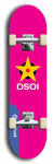 North American maple skateboard deck designed by underground artist BellyRash -- available in widths between 7.5 to 8.5 inches in both mellow concave and steep concave shapes from the BellyRash Limited Edition series: DSOI