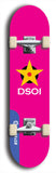 North American maple skateboard deck designed by underground artist BellyRash -- available in widths between 7.5 to 8.5 inches in both mellow concave and steep concave shapes from the BellyRash Limited Edition series: DSOI