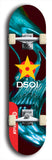 North American maple skateboard deck designed by underground artist BellyRash -- available in widths between 7.5 to 8.5 inches in both mellow concave and steep concave shapes from the BellyRash Limited Edition series: DSOI