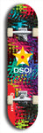 North American maple skateboard deck designed by underground artist BellyRash -- available in widths between 7.5 to 8.5 inches in both mellow concave and steep concave shapes from the BellyRash Limited Edition series: DSOI