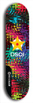 North American maple skateboard deck designed by underground artist BellyRash -- available in widths between 7.5 to 8.5 inches in both mellow concave and steep concave shapes from the BellyRash Limited Edition series: DSOI