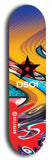 North American maple skateboard deck designed by underground artist BellyRash -- available in widths between 7.5 to 8.5 inches in both mellow concave and steep concave shapes from the BellyRash Limited Edition series: DSOI