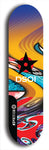 North American maple skateboard deck designed by underground artist BellyRash -- available in widths between 7.5 to 8.5 inches in both mellow concave and steep concave shapes from the BellyRash Limited Edition series: DSOI