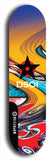 North American maple skateboard deck designed by underground artist BellyRash -- available in widths between 7.5 to 8.5 inches in both mellow concave and steep concave shapes from the BellyRash Limited Edition series: DSOI