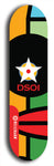 North American maple skateboard deck designed by underground artist BellyRash -- available in widths between 7.5 to 8.5 inches in both mellow concave and steep concave shapes from the BellyRash Limited Edition series: DSOI