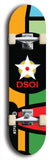 North American maple skateboard deck designed by underground artist BellyRash -- available in widths between 7.5 to 8.5 inches in both mellow concave and steep concave shapes from the BellyRash Limited Edition series: DSOI