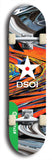 North American maple skateboard deck designed by underground artist BellyRash -- available in widths between 7.5 to 8.5 inches in both mellow concave and steep concave shapes from the BellyRash Limited Edition Blitz Deck series: DSOI