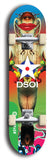 North American maple skateboard deck designed by underground artist BellyRash -- available in widths between 7.5 to 8.5 inches in both mellow concave and steep concave shapes from the BellyRash Limited Edition Blitz Deck series: DSOI