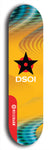 North American maple skateboard deck designed by underground artist BellyRash -- available in widths between 7.5 to 8.5 inches in both mellow concave and steep concave shapes from the BellyRash Limited Edition series: DSOI