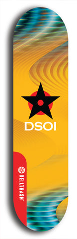 North American maple skateboard deck designed by underground artist BellyRash -- available in widths between 7.5 to 8.5 inches in both mellow concave and steep concave shapes from the BellyRash Limited Edition series: DSOI