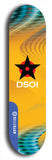 North American maple skateboard deck designed by underground artist BellyRash -- available in widths between 7.5 to 8.5 inches in both mellow concave and steep concave shapes from the BellyRash Limited Edition series: DSOI