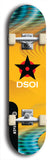 North American maple skateboard deck designed by underground artist BellyRash -- available in widths between 7.5 to 8.5 inches in both mellow concave and steep concave shapes from the BellyRash Limited Edition series: DSOI