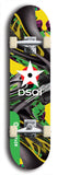 North American maple skateboard deck designed by underground artist BellyRash -- available in widths between 7.5 to 8.5 inches in both mellow concave and steep concave shapes from the BellyRash Limited Edition Blitz Deck series: DSOI