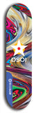 North American maple skateboard deck designed by underground artist BellyRash -- available in widths between 7.5 to 8.5 inches in both mellow concave and steep concave shapes from the BellyRash Limited Edition series: DSOI