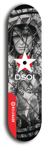 North American maple skateboard deck designed by underground artist BellyRash -- available in widths between 7.5 to 8.5 inches in both mellow concave and steep concave shapes from the BellyRash Limited Edition series: DSOI