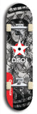 North American maple skateboard deck designed by underground artist BellyRash -- available in widths between 7.5 to 8.5 inches in both mellow concave and steep concave shapes from the BellyRash Limited Edition series: DSOI