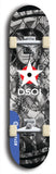 North American maple skateboard deck designed by underground artist BellyRash -- available in widths between 7.5 to 8.5 inches in both mellow concave and steep concave shapes from the BellyRash Limited Edition series: DSOI