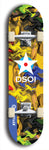 North American maple skateboard deck designed by underground artist BellyRash -- available in widths between 7.5 to 8.5 inches in both mellow concave and steep concave shapes from the BellyRash Limited Edition series: DSOI