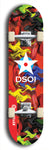 North American maple skateboard deck designed by underground artist BellyRash -- available in widths between 7.5 to 8.5 inches in both mellow concave and steep concave shapes from the BellyRash Limited Edition series: DSOI