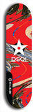 North American maple skateboard deck designed by underground artist BellyRash -- available in widths between 7.5 to 8.5 inches in both mellow concave and steep concave shapes from the BellyRash Limited Edition series: DSOI