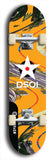 North American maple skateboard deck designed by underground artist BellyRash -- available in widths between 7.5 to 8.5 inches in both mellow concave and steep concave shapes from the BellyRash Limited Edition series: DSOI