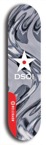 North American maple skateboard deck designed by underground artist BellyRash -- available in widths between 7.5 to 8.5 inches in both mellow concave and steep concave shapes from the BellyRash Limited Edition series: DSOI