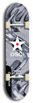 North American maple skateboard deck designed by underground artist BellyRash -- available in widths between 7.5 to 8.5 inches in both mellow concave and steep concave shapes from the BellyRash Limited Edition series: DSOI