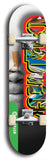 North American maple skateboard deck designed by underground artist BellyRash -- available in widths between 7.5 to 8.5 inches in both mellow concave and steep concave shapes from the BellyRash Limited Edition Blitz Deck series: Chadwick