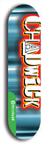 North American maple skateboard deck designed by underground artist BellyRash -- available in widths between 7.5 to 8.5 inches in both mellow concave and steep concave shapes from the BellyRash Limited Edition Blitz Deck series: Chadwick