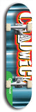 North American maple skateboard deck designed by underground artist BellyRash -- available in widths between 7.5 to 8.5 inches in both mellow concave and steep concave shapes from the BellyRash Limited Edition Blitz Deck series: Chadwick