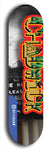 Limited edition, North American maple skateboard deck designed by underground artist BellyRash - available widths 7.5 to 8.5 inches in both mellow concave and steep concave shapes. Artwork: CHADWICK brand popsicle-shaped with large CHADWICK logo multi-colored patterned background