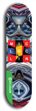North American maple skateboard deck designed by underground artist BellyRash -- available in widths between 7.5 to 8.5 inches in both mellow concave and steep concave shapes from the BellyRash Limited Edition Blitz Deck series: MIC LOC LIN
