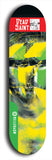North American maple skateboard deck designed by underground artist BellyRash -- available in widths between 7.5 to 8.5 inches in both mellow concave and steep concave shapes from the BellyRash Limited Edition Blitz Deck series: Dead Saint