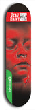 North American maple skateboard deck designed by underground artist BellyRash -- available in widths between 7.5 to 8.5 inches in both mellow concave and steep concave shapes from the BellyRash Limited Edition Blitz Deck series: Dead Saint