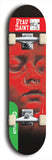 North American maple skateboard deck designed by underground artist BellyRash -- available in widths between 7.5 to 8.5 inches in both mellow concave and steep concave shapes from the BellyRash Limited Edition Blitz Deck series: Dead Saint