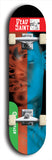 North American maple skateboard deck designed by underground artist BellyRash -- available in widths between 7.5 to 8.5 inches in both mellow concave and steep concave shapes from the BellyRash Limited Edition Blitz Deck series: Dead Saint