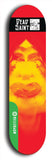 North American maple skateboard deck designed by underground artist BellyRash -- available in widths between 7.5 to 8.5 inches in both mellow concave and steep concave shapes from the BellyRash Limited Edition Blitz Deck series: Dead Saint