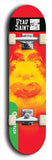 North American maple skateboard deck designed by underground artist BellyRash -- available in widths between 7.5 to 8.5 inches in both mellow concave and steep concave shapes from the BellyRash Limited Edition Blitz Deck series: Dead Saint