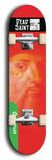 North American maple skateboard deck designed by underground artist BellyRash -- available in widths between 7.5 to 8.5 inches in both mellow concave and steep concave shapes from the BellyRash Limited Edition Blitz Deck series: Dead Saint